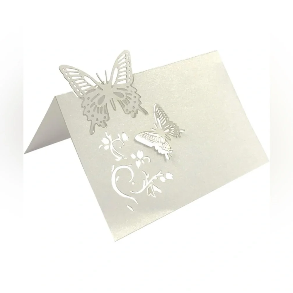 Butterflies Decor Table Name Place Cards